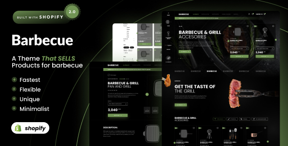 Barbecue – Shopify 2.0 Grill eCommerce Theme