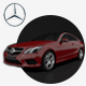 Mercedes-Benz E-class Coupe Mercedes-Benz E 500 - 3DOcean Item for Sale