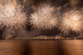Fireworks in Yas Bay Waterfront for celebrating UAE National Day in Abu Dhabi - PhotoDune Item for Sale