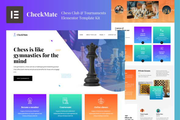 Chess Website Templates | ThemeForest