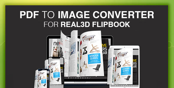 PDF to Image Converter for Real3D FlipBook