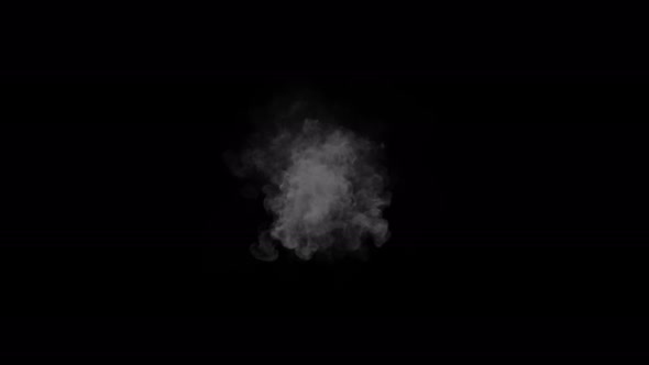 Smoke Eruption Loop 4K