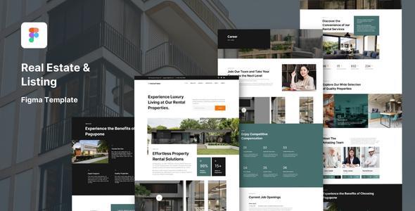 Pagupone - Real Estate Agency & Listing Figma