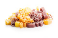 Pasta of various scary shapes. Uncooked halloween pasta isolated on white background. - PhotoDune Item for Sale