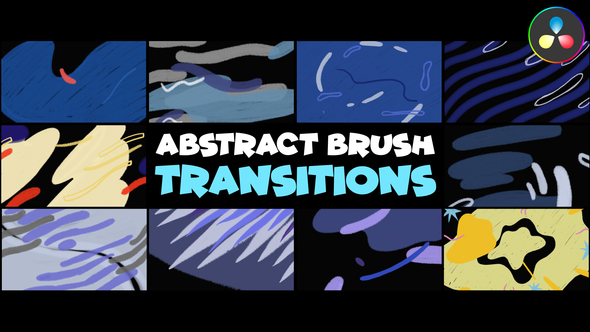 Abstract Brush Transitions | DaVinci Resolve