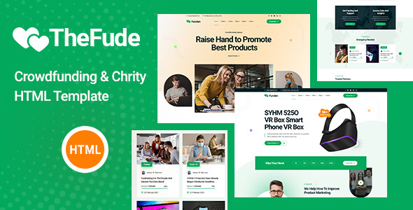 TheFude - Crowdfunding & Charity HTML Template