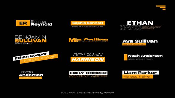 Modern Lower Thirds _FCPX alt