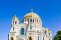 Christian church with beautiful golden domes against the blue sky - PhotoDune Item for Sale
