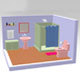 Cartoonish Bathroom Interior - 3DOcean Item for Sale