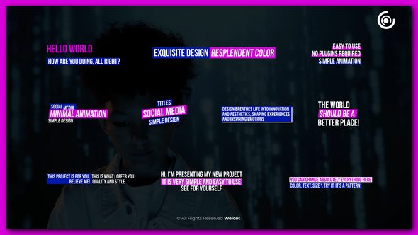 Social Media Titles | FCPX alt