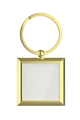 Front view of square gold keychain - PhotoDune Item for Sale