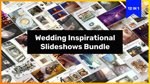 Wedding Inspirational Slideshows Bundle 12 in 1