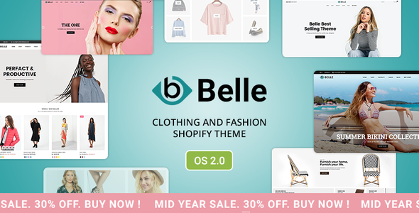 Belle - Clothing and Fashion Shopify Theme OS 2.0