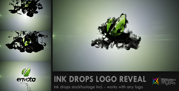 Ink Drops Logo Reveal