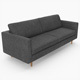 Sofa - Grey - 3DOcean Item for Sale