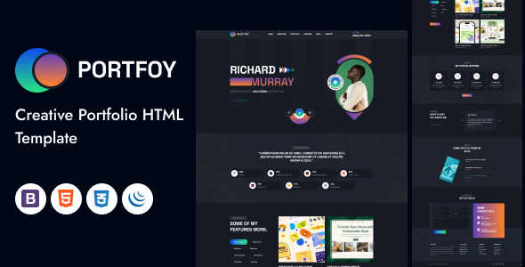 Portfoy - Creative Portfolio HTML5 Template