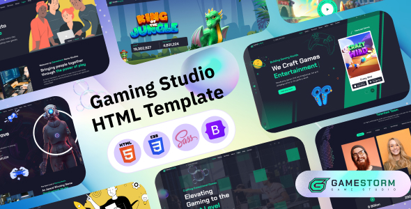 Gamestorm - Gaming Studio HTML Template