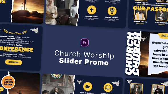 Church Worship Slide Promo MOGRT