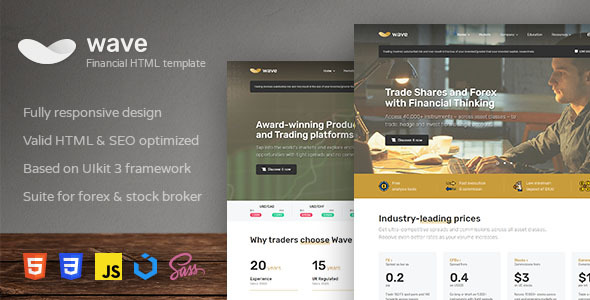 Wave - Finance and Investment HTML Template
