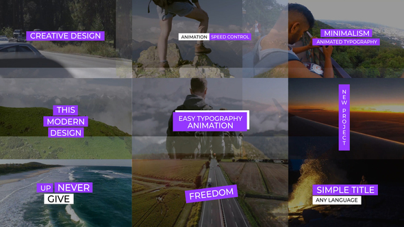 Minimal Box Titles | After Effects alt