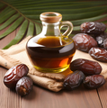 Date syrup with dates fruits. Healthy food. Ai generative - PhotoDune Item for Sale
