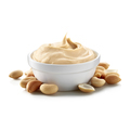 Peanut butter on white backgrounds. Healthy food ingredient. Generated AI - PhotoDune Item for Sale