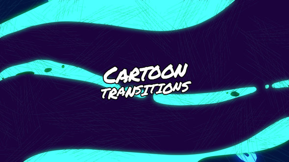 Cartoon Transitions // After Effects alt