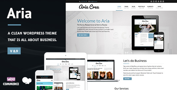 Aria – Pure Business WordPress Theme