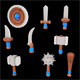 weapons pack stylized cartoon - 3DOcean Item for Sale