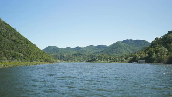 Crnojevicha River and Skadar Lake View From the Boat