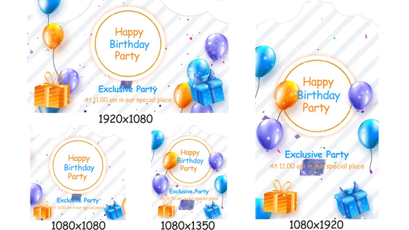 Happy Birthday Invitation Post