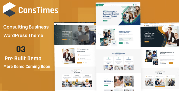 ConsTimes – Consulting Business WordPress Theme