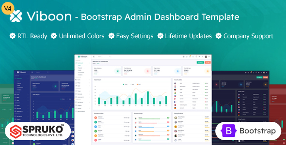 Viboon - Bootstrap Admin Dashboard HTML Template