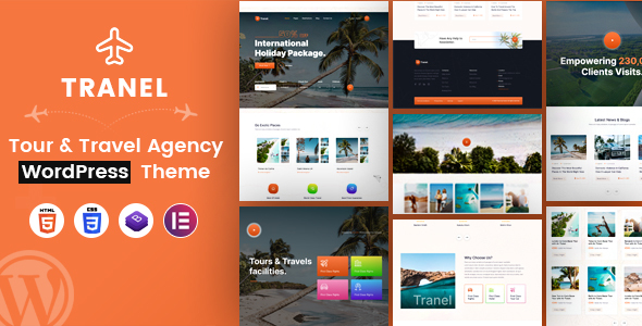 Tranel – Tour & Travel Agency WordPress Theme