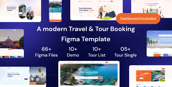 ViaTours - Travel & Tour Agency Figma Template