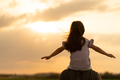 Father carries daughter on his shoulder - PhotoDune Item for Sale