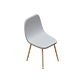 Fiber Dining Chair With Wooden Leg - 3DOcean Item for Sale
