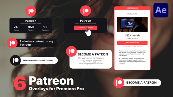 Patreon Subscribe Overlays alt