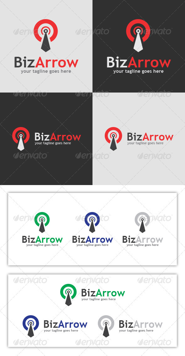 BizArrow Logo Template