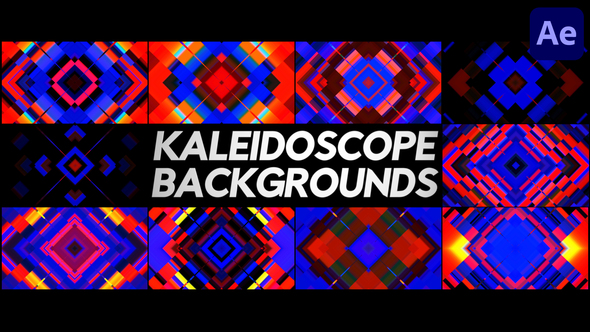 Kaleidoscope Backgrounds for After Effects alt