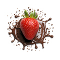 Chocolate topping with strawberry - PhotoDune Item for Sale
