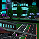 Metropolis Megalopolis Cosmopolis Town Sci fi Future Low-poly - 3DOcean Item for Sale