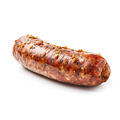 Smoked sausage isolated on white backgrounds. - PhotoDune Item for Sale