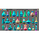 Cartoon flasks - 3DOcean Item for Sale