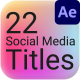 Social Media Titles - VideoHive Item for Sale