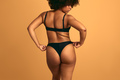 Crop plump black woman in lingerie - PhotoDune Item for Sale