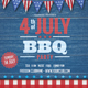 July 4th BBQ Party Flyer - GraphicRiver Item for Sale