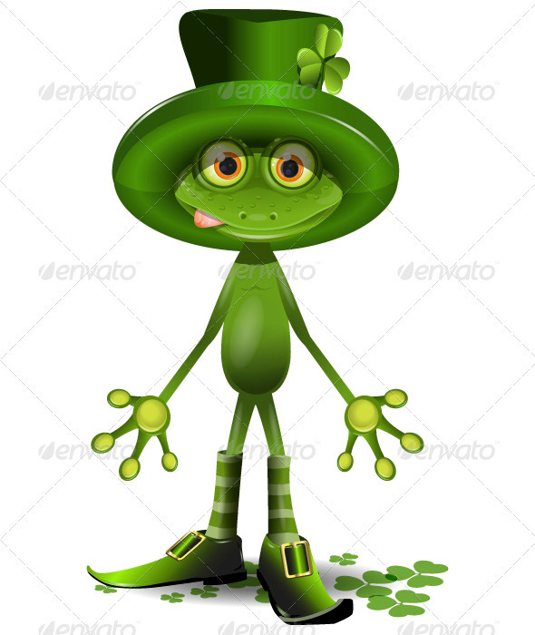 frog and the St. Patrick's Day