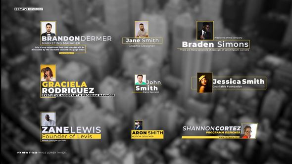 Image Lower Thirds 2.0 | FCPX alt