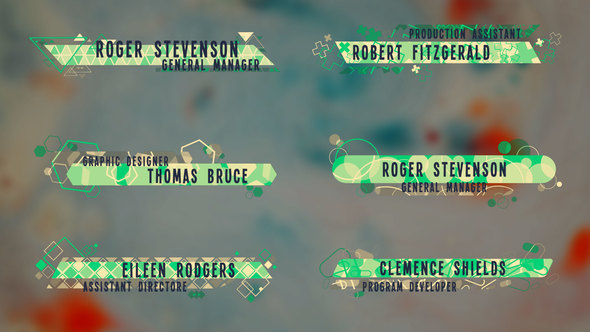 Colorful Lower Thirds alt